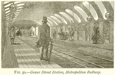 Stanice Gower Street, Metropolitan Railway od English School