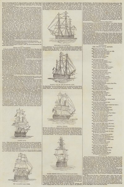 Grand Naval Evolutions (rytina) od English School