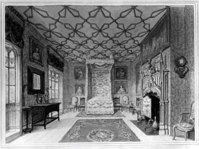 Great North Bed Chamber of Strawberry Hill od English School