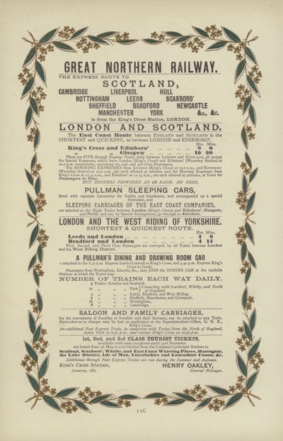 Great Northern Railway (rytina) od English School