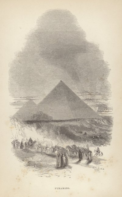 Velká pyramida v Gíze od English School