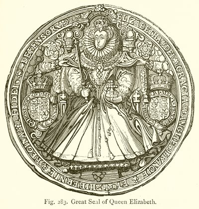 Velká pečeť královny Alžběty od English School