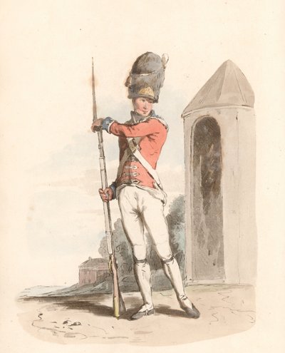 Granátník 1. gardového pluku od English School