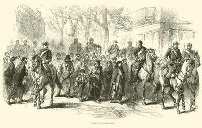 Skupina vězňů, duben 1871 od English School