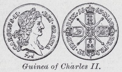 Guinea Karla II (litho) od English School