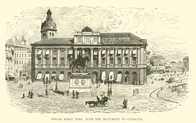 Gustaf Adolf Torg s pomníkem Gustava od English School