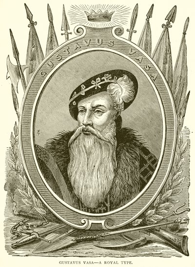 Gustavus Vasa - královský typ od English School