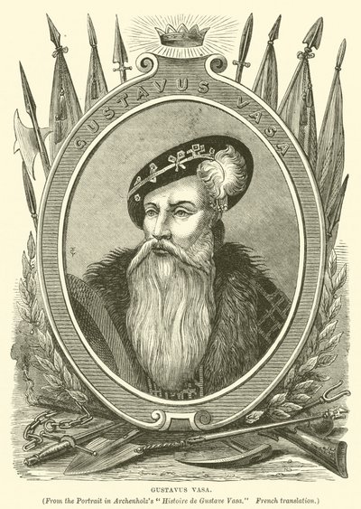 Gustavus Vasa (rytina) od English School