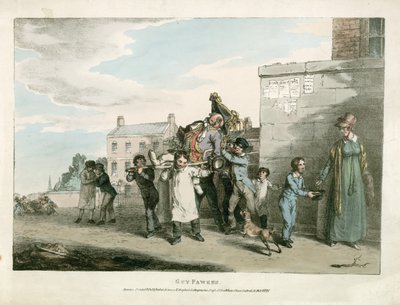 Guy Fawkes. Penny for the Guy od English School