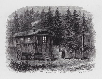 Gypsy Caravan (rytina) od English School