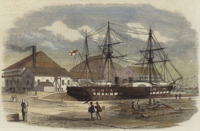 HMS Leopard v doku v Šanghaji od English School