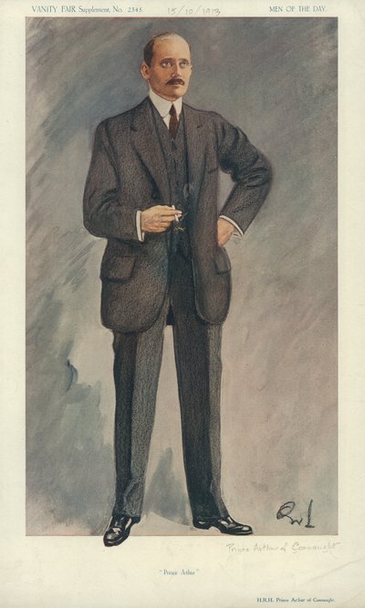 Jeho královská výsost princ Arthur z Connaughtu od English School