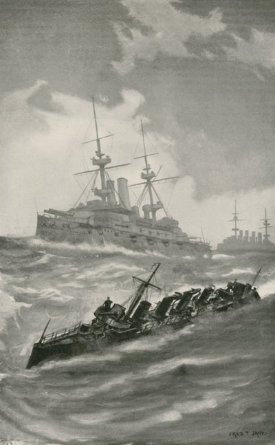 H. M. S. Mars, hrozný a dračí plavba v Lamanšském průlivu od English School