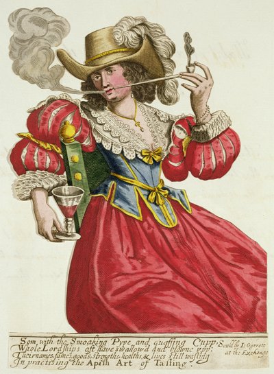 Zvyk bohaté dámy kolem roku 1630 od English School