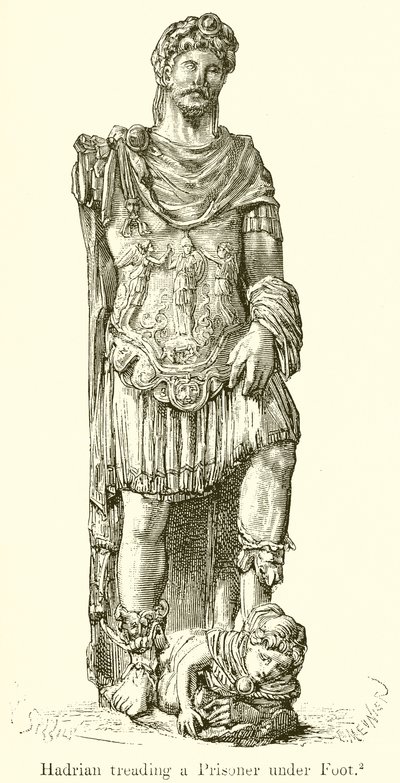 Hadrian šlape zajatcem pod nohama od English School