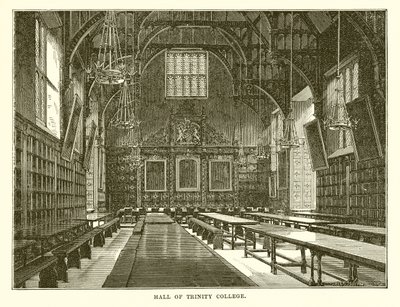 Sál Trinity College od English School