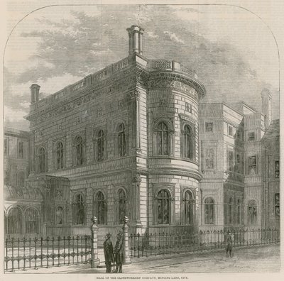 Hall of the Clothworkers Company, Minning Lane, Londýn od English School