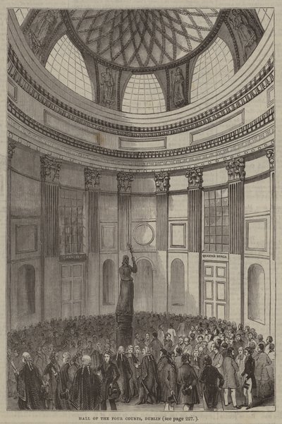 Síň čtyř soudů, Dublin od English School