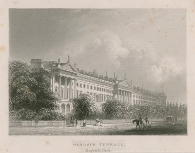 Hanover Terrace, Regents Park, Londýn od English School