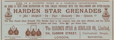 Harden Star Grenades, reklama od English School
