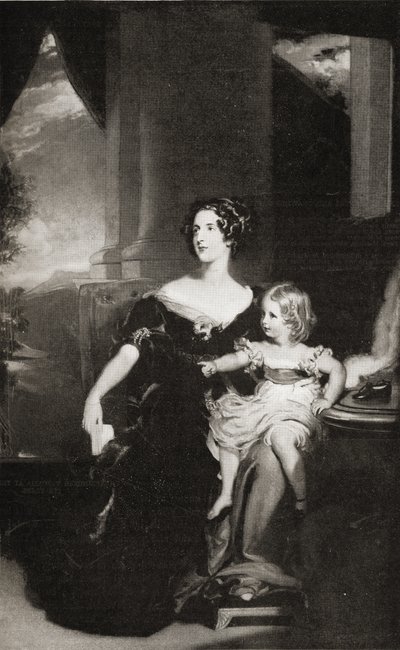 Harriet vévodkyně ze Sutherlandu (1806-68) od English School