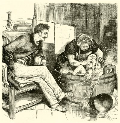 Koupání (rytina) od English School