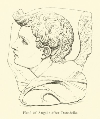 Head of Angel (rytina) od English School