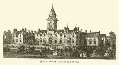 Headingley College, Leeds (rytina) od English School
