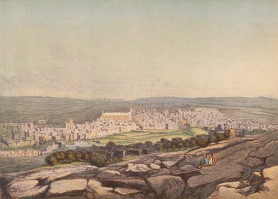 Hebron (barevná litografie) od English School