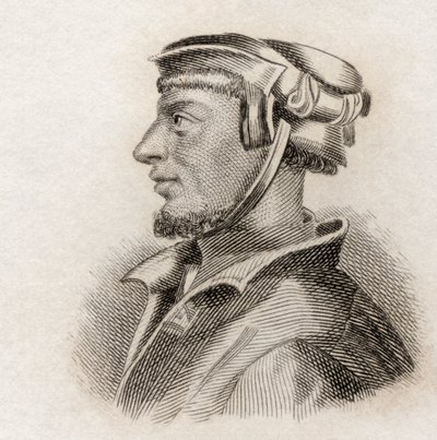 Heinrich Cornelius Agrippa von Nettesheim, 1825 (rytina) od English School