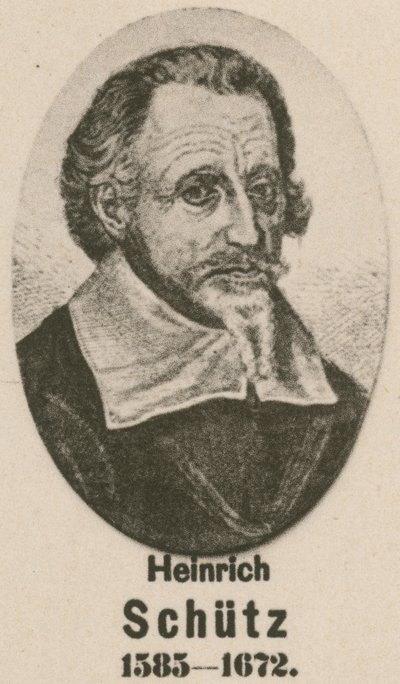 Heinrich Schutz (rytina) od English School