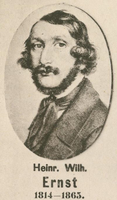 Heinrich Wilhelm Ernst (rytina) od English School