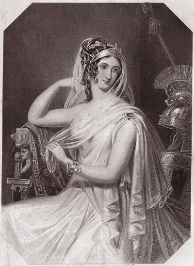 manželka Helene de Menelas (Dějiny Troila a Cressidy) Helena, manželka Menelaa, žijící s Paříží (Troilus a Cressida) v - „“ Galerie des femmes de Shakespeare, sbírka čtyřiceti pěti vážných portrétů prvních londýnských umělců, obohacené o wi od English School