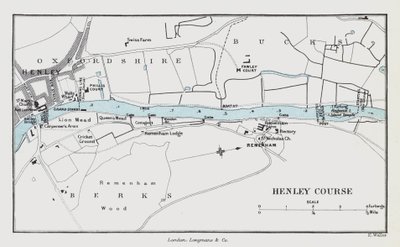 Henley Course (barevné rytí) od English School