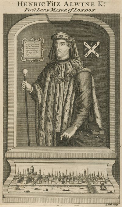 Henric Fitz Alwine, první primátor Londýna od English School