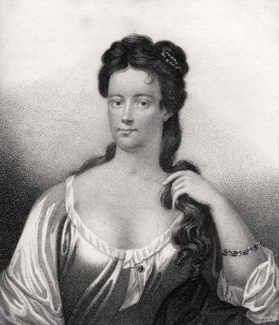 Henrietta Knightová, vyryla Bocquet, ilustrace z „Katalogu královských a vznešených autorů, svazek V“, vydaného v roce 1806 od English School