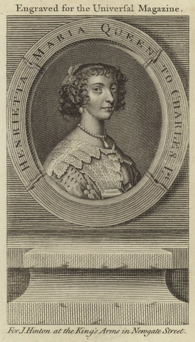 Henrietta Maria, královna Karla I od English School