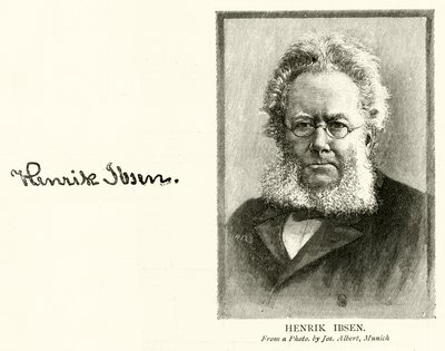Henrik Ibsen (rytina) od English School