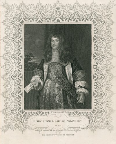 Henry Bennet, 1. hrabě z Arlingtonu, z 