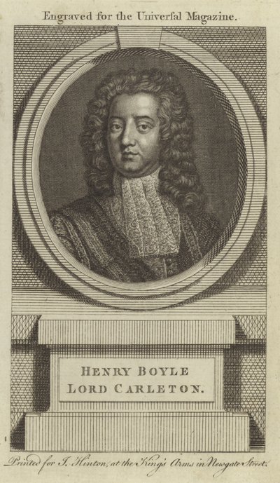 Henry Boyle, lord Carleton od English School