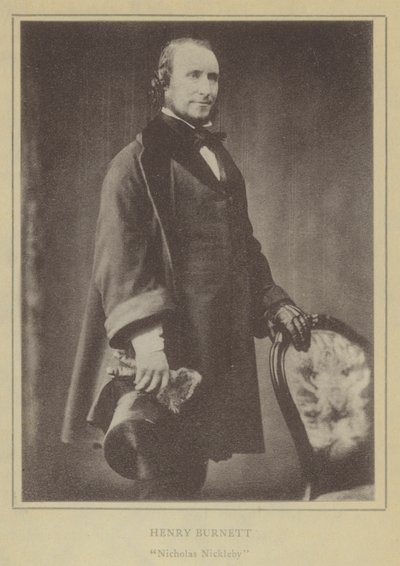 Henry Burnett, Nicholas Nickleby (litho) od English School