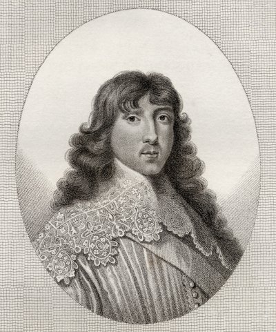 Henry Carey, ilustrace z "A catalogue of Royal and Noble Authors, Volume III", vydaného v roce 1806. od English School