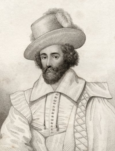 Henry Carey, ilustrace z "A catalogue of Royal and Noble Authors, Volume V", vydaného v roce 1806. od English School