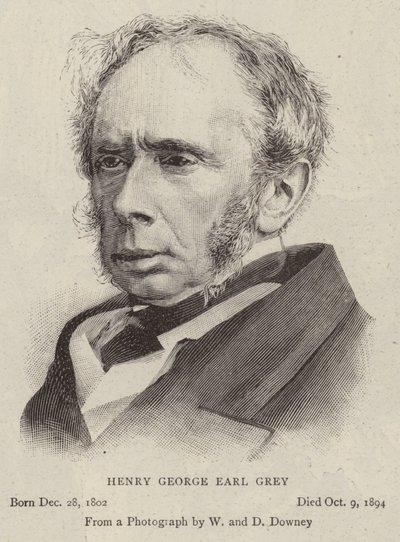 Henry George Earl Grey (rytina) od English School