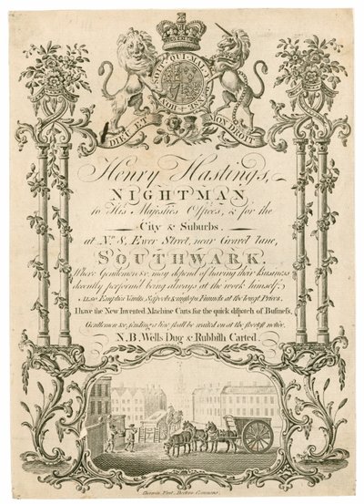 Henry Hastings, Nightman, vizitka od English School