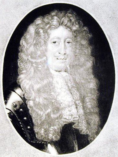 Henry Howard (1628-84) 6. vévoda z Norfolku, ilustrace z Portrétů postav slavných v britské historii, vyryté Richardem Earlomem (1743-1822) a Charlesem Turnerem (c.1775-1857) (mezzotinta od English School