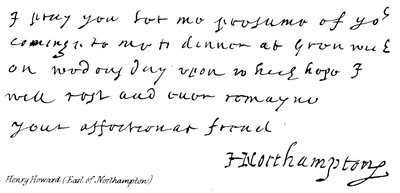 Henry Howard (hrabě z Northamptonu) od English School