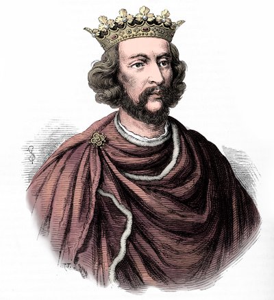 Jindřich III. anglický, ilustrace z knihy "Cassell