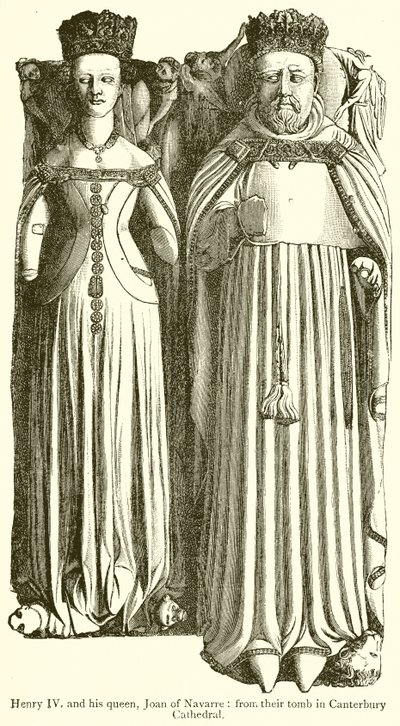 Jindřich IV. a jeho královna Johanka Navarrská od English School