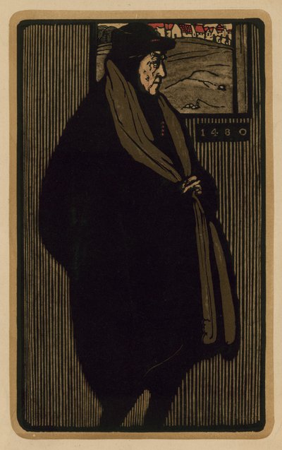 Henry Irving, herec (rytina) od English School